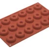 Silikomart Bakvorm 18 Ronde Savarins ø 4,1 Cm Silicone Bruin -De Bakkerij Winkel 9909 40366 1