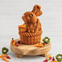 Nordic Ware Bunny In A Basket 3D Bakvorm 2,3 Liter Aluminium -De Bakkerij Winkel afbeelding 2025 02 10 123943645