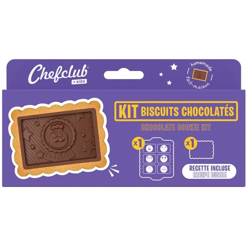 Chefclub Chocolat Cookie Kit 2-delig 3 Chefclub Chocolat Cookie Kit 2-delig
