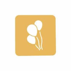 Silikomart Stencil Palloncino Decoratiemal Siliconen