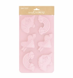 ScrapCooking Unicorn Bakmat 30 X 17,5 Cm Silicone Roze