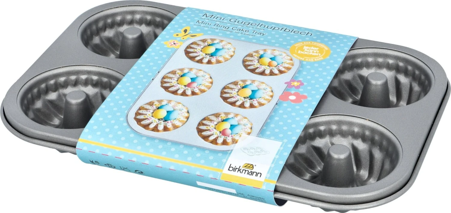 Birkmann Bakvorm 6 Tulbandvormen Voor Paasmandje 3 Birkmann Bakvorm 6 Tulbandvormen Voor Paasmandje