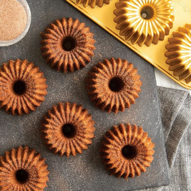 Nordic Ware Brilliance Bakvorm 6 Tulbanden Gietaluminium 4 Nordic Ware Brilliance Bakvorm 6 Tulbanden Gietaluminium - Afbeelding 2