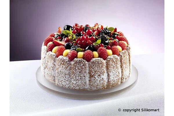 Silikomart Bakvorm Charlottevorm ø 18,0 X 6,0 Cm Silicone 4 Silikomart Bakvorm Charlottevorm ø 18,0 X 6,0 Cm Silicone - Afbeelding 2