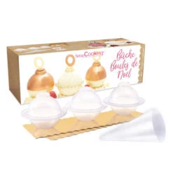 ScrapCooking Bakset 3 Kerstballen Kunststof