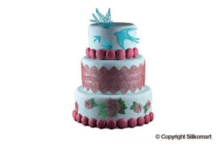 Silikomart Wonder Cakes Tricot Decor Dentelle Decoratiemat Smal 40 Cm Silicone Wit -De Bakkerij Winkel dentelle2 1