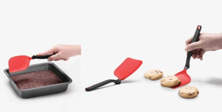 Dreamfarm Mini Chopula Flexibele Bakspatel 24 Cm Rood 4 Dreamfarm Mini Chopula Flexibele Bakspatel 24 Cm Rood - Afbeelding 2