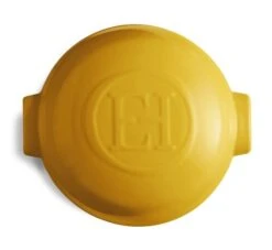 Emile Henry Ovenschaal Voor Kaas 19,5 X 17,5 Cm Aardewerk Geel -De Bakkerij Winkel emile henry ovenschaal voor kaas geel 6