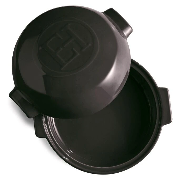 Emile Henry Ovenschaal Voor Kaas 19,5 X 17,5 Cm Aardewerk Zwart 7 Emile Henry Ovenschaal Voor Kaas 19,5 X 17,5 Cm Aardewerk Zwart - Afbeelding 5