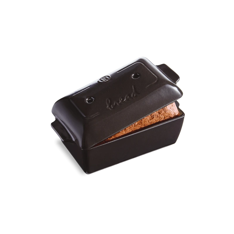 Emile Henry Le Moule à Pain Broodbakpan 22 X 13 X 7 Cm Aardewerk Zwart 3 Emile Henry Le Moule à Pain Broodbakpan 22 X 13 X 7 Cm Aardewerk Zwart