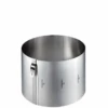 Gefu Tondo Clip Verstelbare Taartring 15 Cm Hoog Rvs