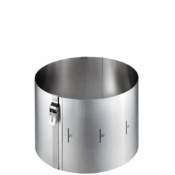 Gefu Tondo Clip Verstelbare Taartring 15 Cm Hoog Rvs