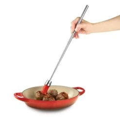 I Genietti Telescopische Barbecue-invetkwast Rvs Oranje 8 I Genietti Telescopische Barbecue-invetkwast Rvs Oranje -De Bakkerij Winkel gen62 pennello grill a u