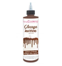 ScrapCooking Glazuur Met Chocoladesmaak 130 Gram Bruin