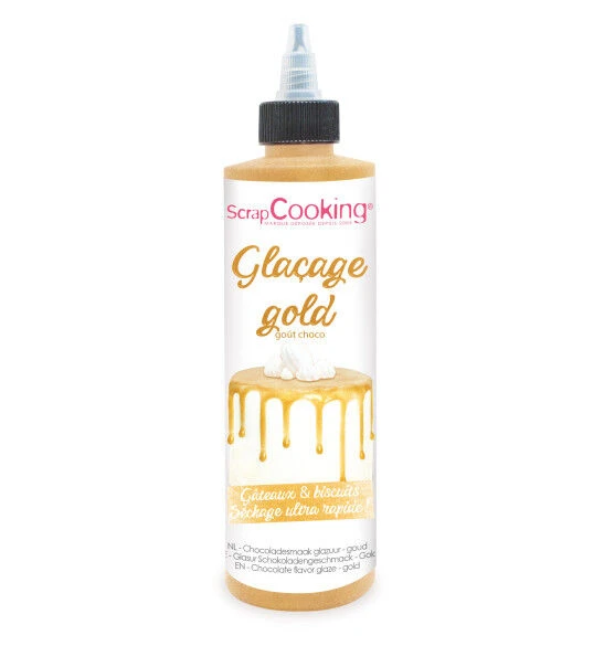 Scrapcooking Glazuur Met Chocoladesmaak 140 Gr Goud 3 Scrapcooking Glazuur Met Chocoladesmaak 140 Gr Goud