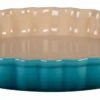 Le Creuset Taartvorm ø 28 Cm Aardewerk Caribbean Blue -De Bakkerij Winkel lc 20180820 us ps 09937 18