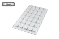 Silikomart Professional Micro Round 5 ø 24 Mm, H 12 Mm 5 Ml Silicone Wit