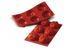 Silikomart Bakvorm 6 Narcissen ø 7,6 Cm Silicone Bruin