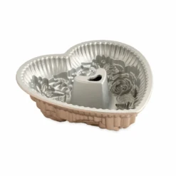 Nordic Ware Floral Heart Bundt Brons Aluminium -De Bakkerij Winkel nordic ware floral heart bundt brons aluminium2