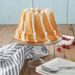 Nordic Ware Kugelhopf Tulbandvorm ø 23 Cm Aluminium Grijs -De Bakkerij Winkel nordic ware kugelhopf tulbandvorm 23 cm aluminium mat