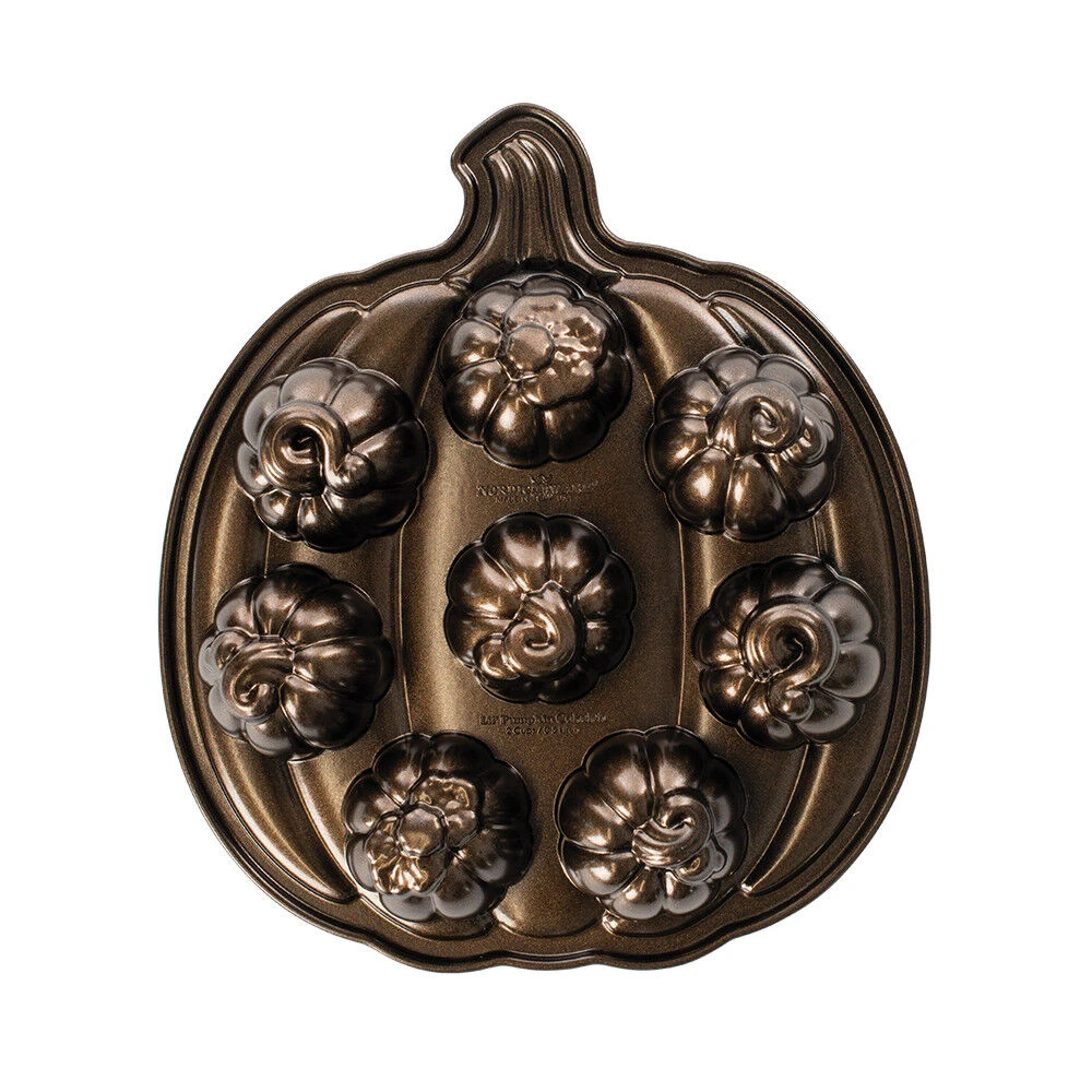 Nordic Ware Pumpkin Cakelets Bakvorm 8 Stuks Gietaluminium 3 Nordic Ware Pumpkin Cakelets Bakvorm 8 Stuks Gietaluminium