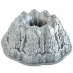 Nordic Ware Very Merry Bundt Bakvorm Zilver Aluminium