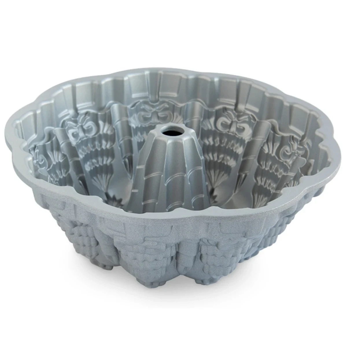 Nordic Ware Very Merry Bundt Bakvorm Zilver Aluminium 4 Nordic Ware Very Merry Bundt Bakvorm Zilver Aluminium - Afbeelding 2