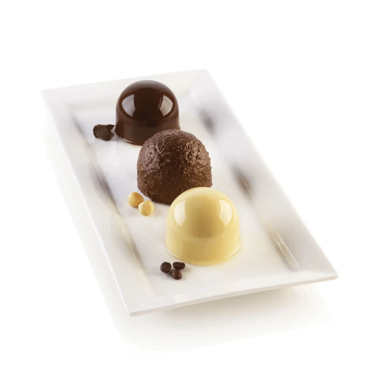 Silikomart 3Design Puff Bakvorm 6,2 Cm Silicone Grijs 4 Silikomart 3Design Puff Bakvorm 6,2 Cm Silicone Grijs - Afbeelding 2