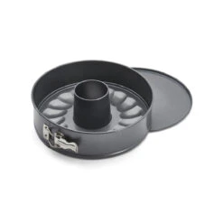 De Buyer Savarin Springvorm ø 26 Cm Staal -De Bakkerij Winkel round pastry mould 2 bottoms savarin flat non stick steel