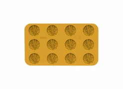 Silikomart Verza 12 Decoratie Cirkel Blad Silicone Geel