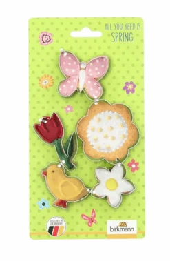 Birkmann Lente Uitsteekvormen Rvs 5-delig