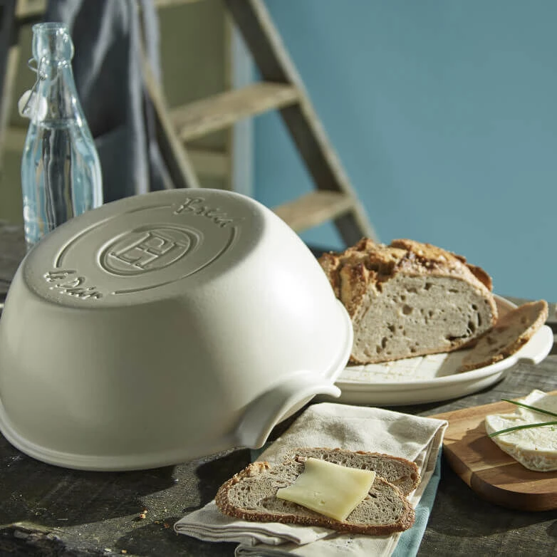 Emile Henry Le Pain Maison Broodbakvorm Rond 32,5 Cm Aardewerk Fusain 6 Emile Henry Le Pain Maison Broodbakvorm Rond 32,5 Cm Aardewerk Fusain - Afbeelding 4