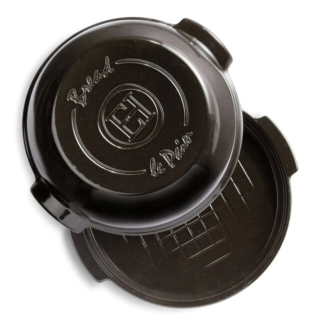 Emile Henry Le Pain Maison Broodbakvorm Rond 32,5 Cm Aardewerk Fusain 4 Emile Henry Le Pain Maison Broodbakvorm Rond 32,5 Cm Aardewerk Fusain - Afbeelding 2