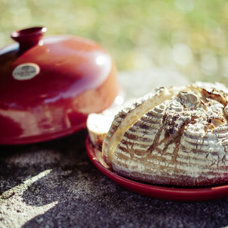 Emile Henry La Cloche Broodbakpan ø 28 Cm Aardewerk Fusain 8 Emile Henry La Cloche Broodbakpan ø 28 Cm Aardewerk Fusain - Afbeelding 6