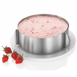 Küchenprofi Verstelbare Taartring Extra Hoog Rond ø 16 - 30 Cm Rvs -De Bakkerij Winkel schermopname 470