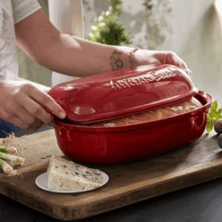 Emile Henry Le Pain Artisan Broodbakpan 34 X 21,5 Cm Aardewerk Grand Cru -De Bakkerij Winkel schermopname 753