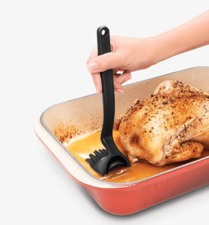 Dreamfarm Brizzle Bakkwast 28 Cm Silicone Rood 6 Dreamfarm Brizzle Bakkwast 28 Cm Silicone Rood - Afbeelding 4