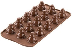 Silikomart EasyChoc Choco Trees Bonbonvorm 15 Dennenbomen Extra