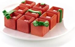 Silikomart 3Design Mosaico Bakvorm 9 Vierkanten Silicone Grijs -De Bakkerij Winkel silikomart 3design mosaico bakvorm 9 vierkanten silicone2