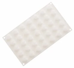 Silikomart Professional Micro Love 5 Silicone Bakvorm Hart Wit -De Bakkerij Winkel silikomart professional micro love 5 silicone wit 1