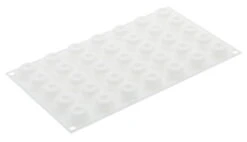 Silikomart Professional Micro Savarin 5 Silicone Wit