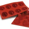 Silikomart Bakmat 8 Vulkaanvormen ø 6,0 X 5,1 Cm Silicone Bruin -De Bakkerij Winkel vulkanen 1